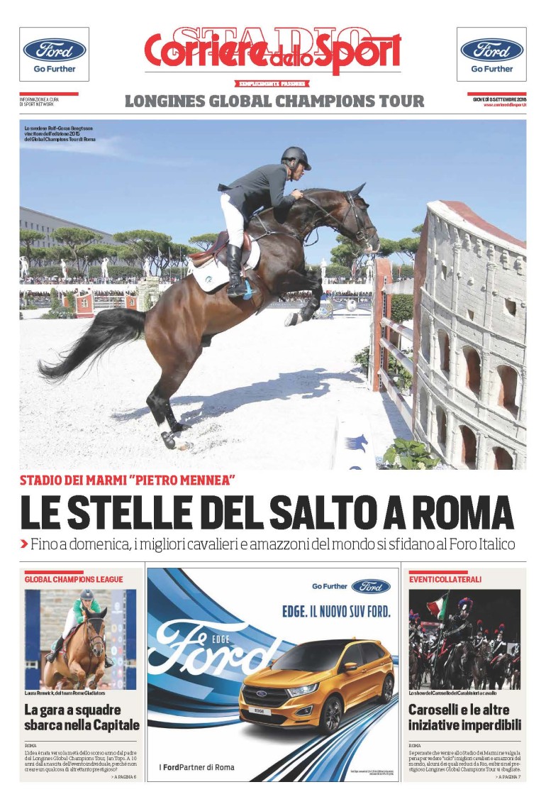 LONGINES GLOBAL CHAMPIONS TOUR – LE STELLE DEL SALTO A ROMA