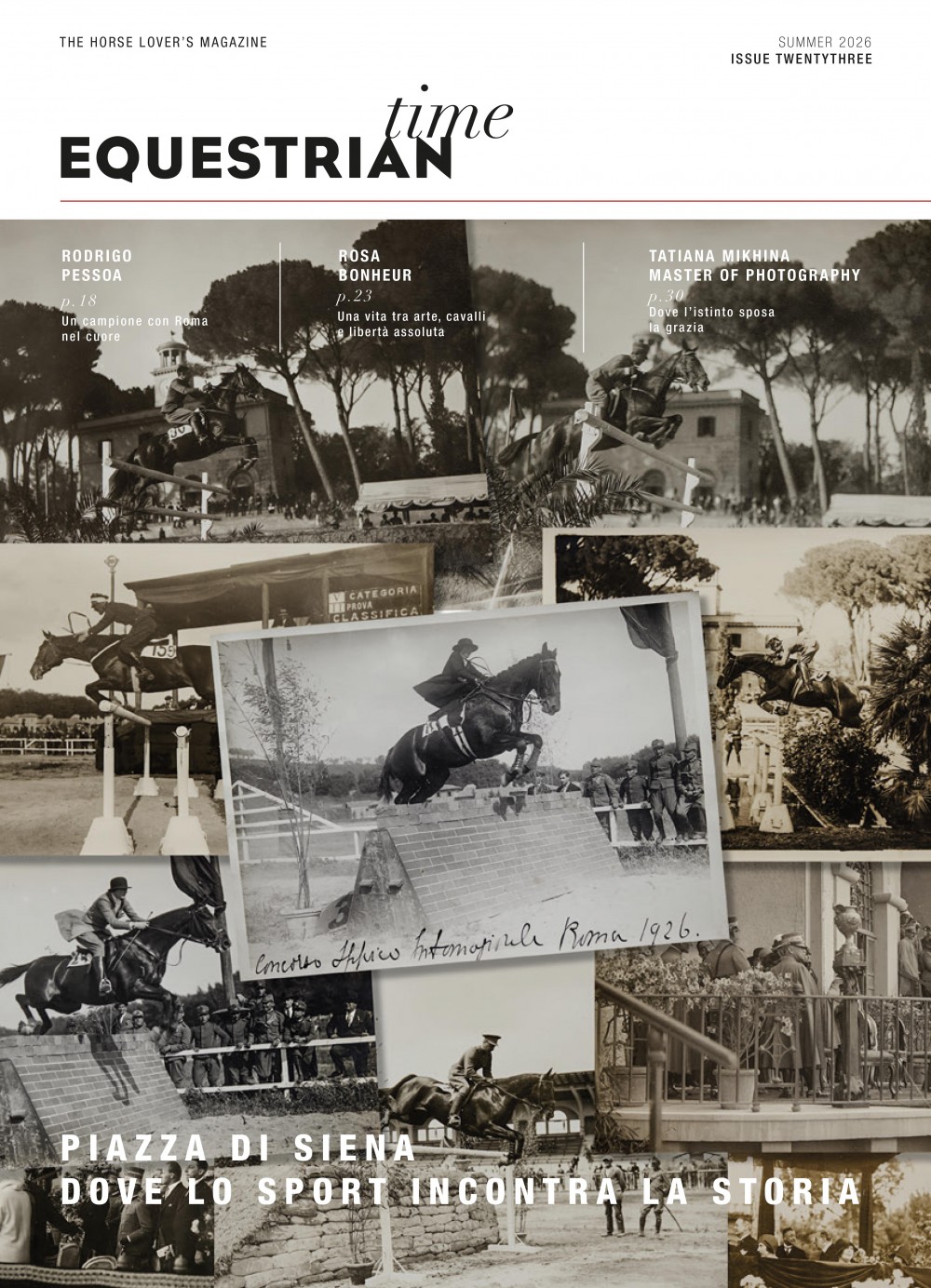EQUESTRIAN TIME – SUMMER 2026 -THE HORSE LOVER’S MAGAZINE